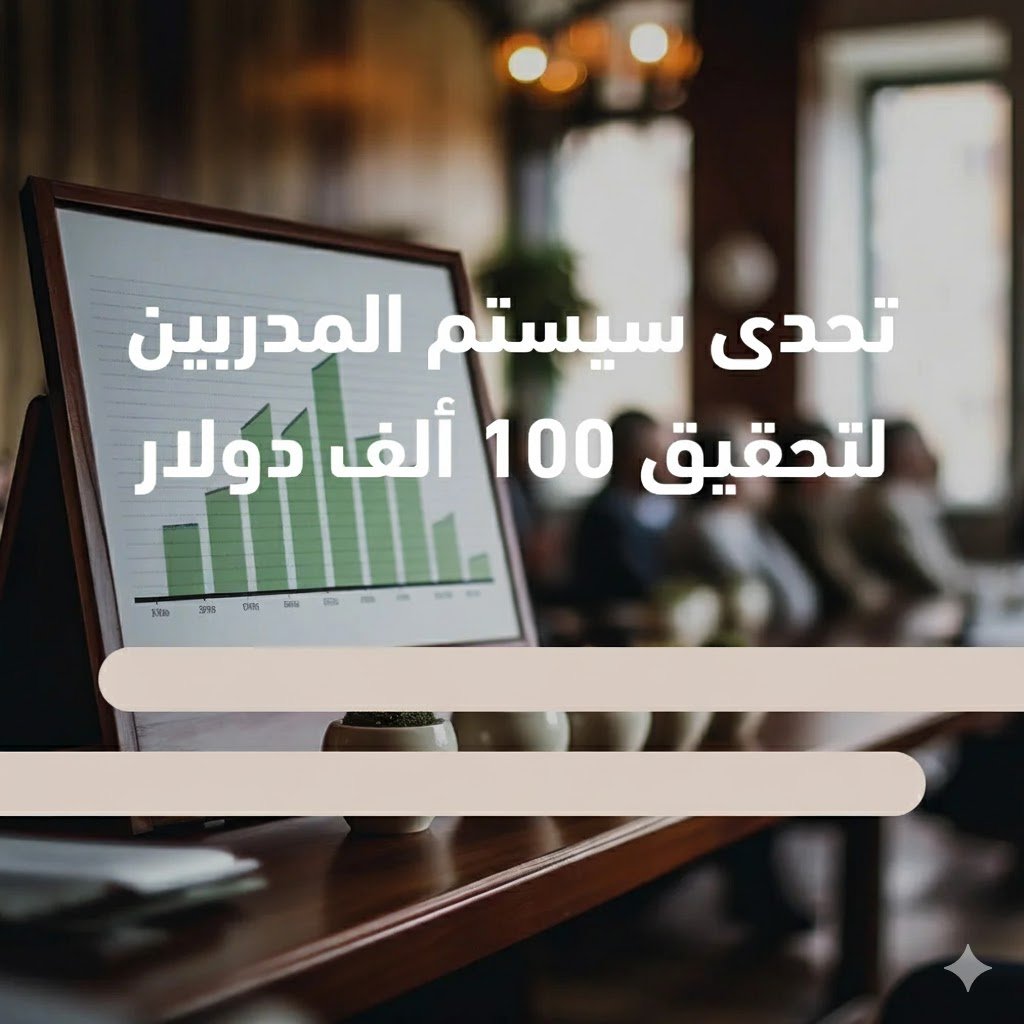 تحدي سيستيم ال ١٠٠ الف دولار للمدربين